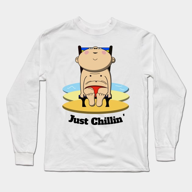 Chill Long Sleeve T-Shirt by BishBashBosh